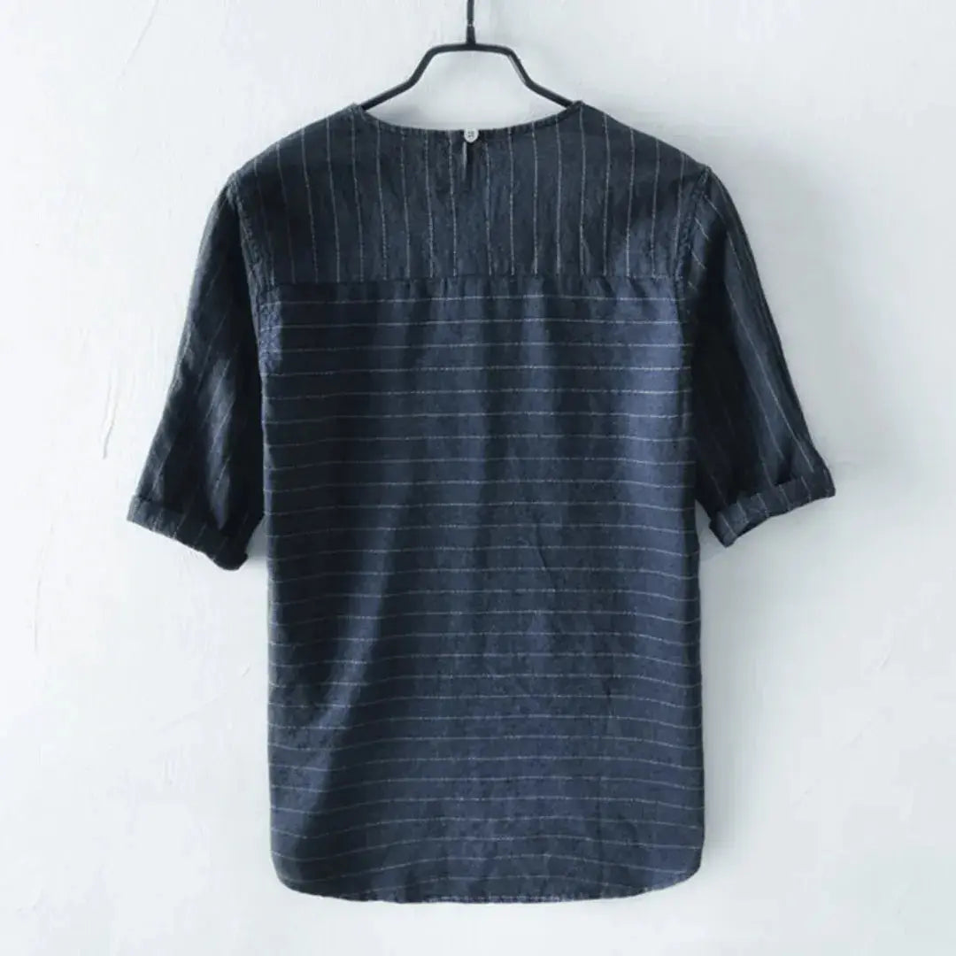 Geneva Linen Cotton T-Shirt-MODAUTLET