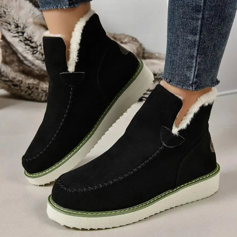 Women's Stylish & Comfortable Non-Slip Thick Sole Boots Black