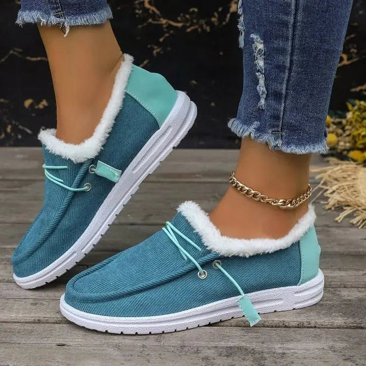 Women's Cozy Thick Velvet Winter Shoes – Stylish Comfort-MODAUTLET