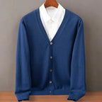 Classic Cashmere Cardigan for Timeless Style Navy