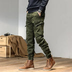 Utility Cargo Pants for Versatile Style Army Green