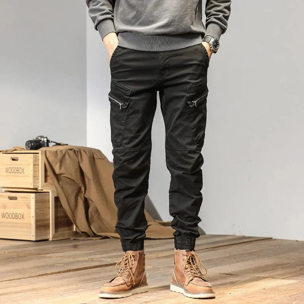 Utility Cargo Pants for Versatile Style Black