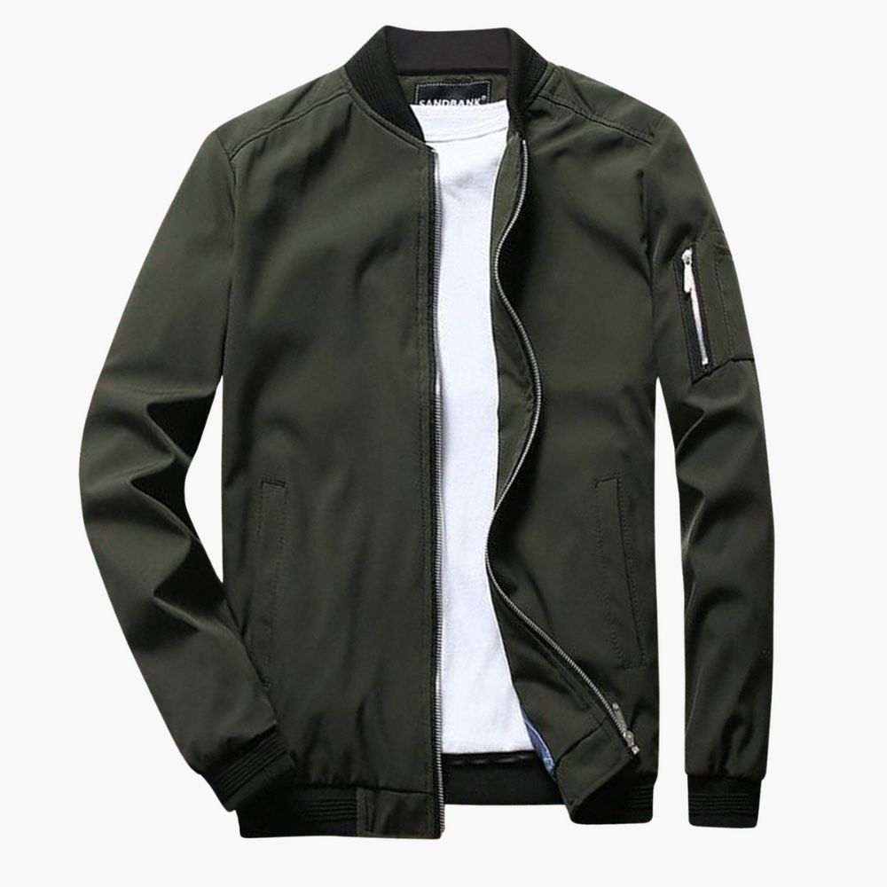 Trendy Bomber Jacket for Modern Style Green