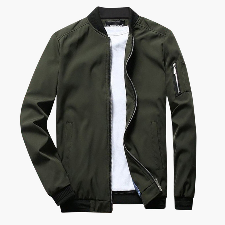 Trendy Bomber Jacket for Modern Style Green