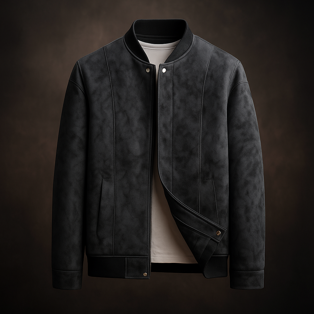 Trendy Bomber Jacket for a Chic Look Black