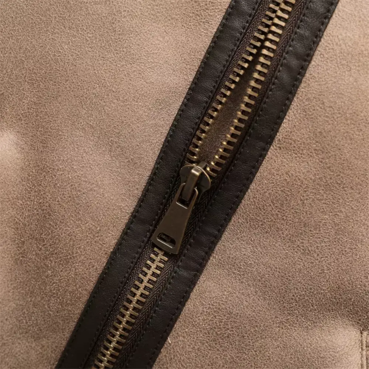 Tri-Color Zipper Vest for Women