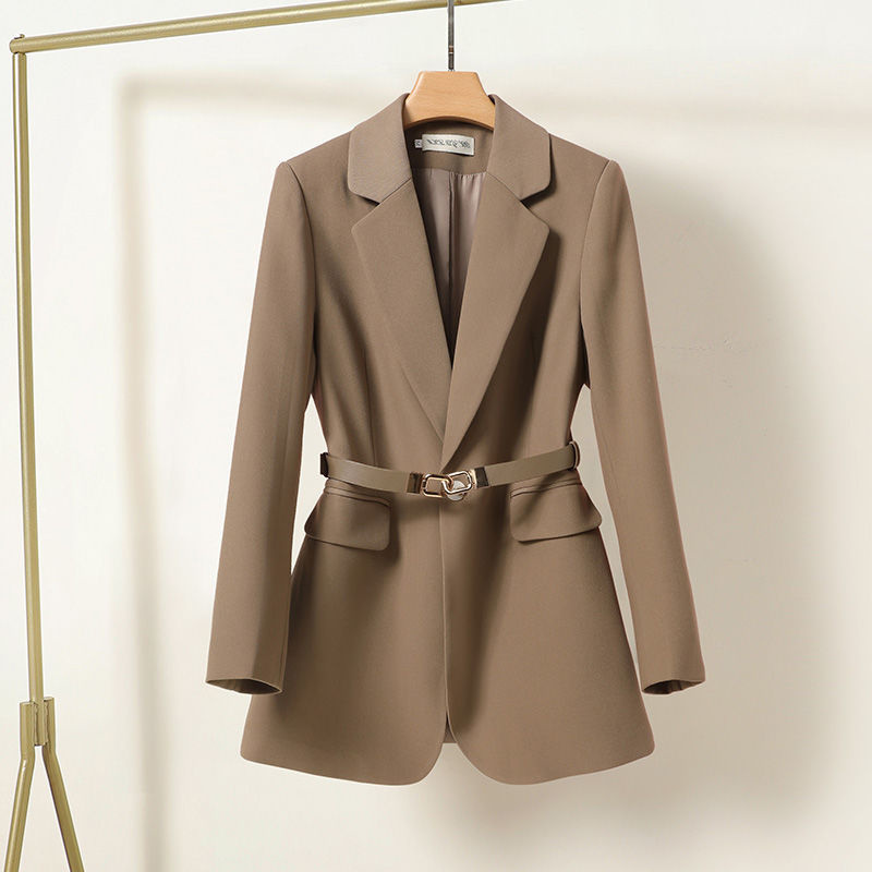 Tailored Women Blazer For Workwear And Office Wear Beige