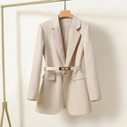 Tailored Women Blazer For Workwear And Office Wear Brown