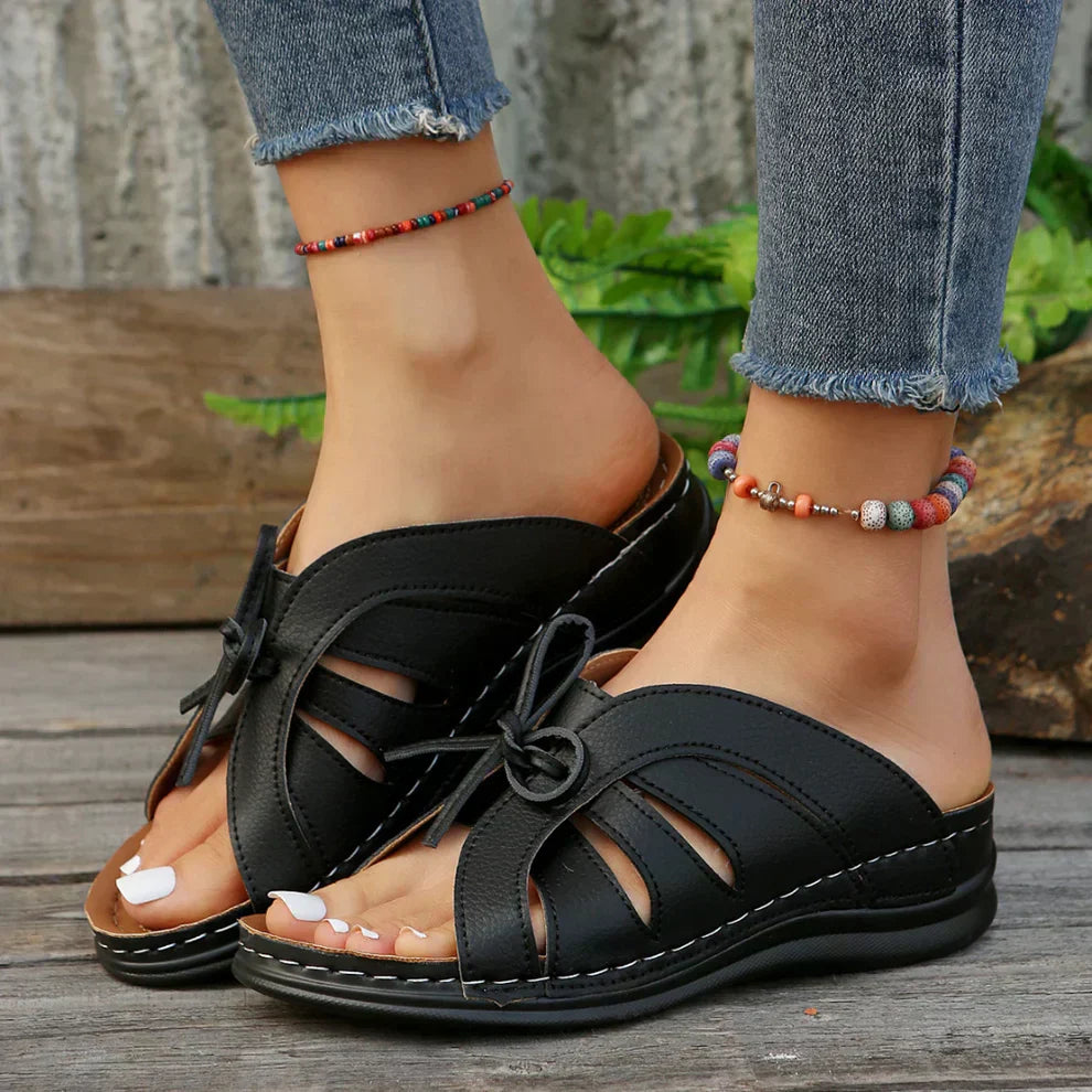 Women's Handmade Comfortable Wedge Sandals-MODAUTLET