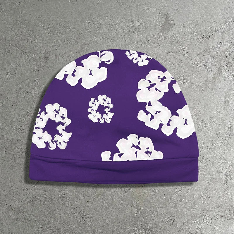 Unisex Denim Tears Double-Layer Pullover Hat PURPLE