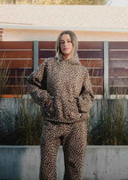 Leopard Print Unisex Hoodie Cozy Streetwear For Men Women