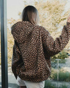 Leopard Print Unisex Hoodie Cozy Streetwear For Men Women