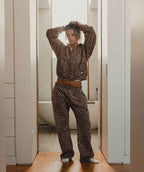 Leopard Print Unisex Hoodie Cozy Streetwear For Men Women