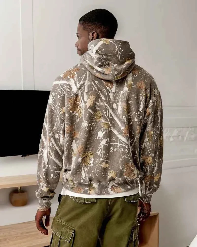 Unisex Oversized Camouflage Hoodie For Men Women Everyday