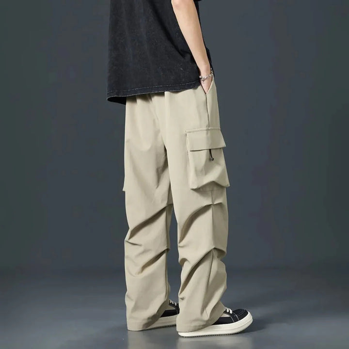Men's Multi-Pocket Cargo Pants for Street Style-MODAUTLET