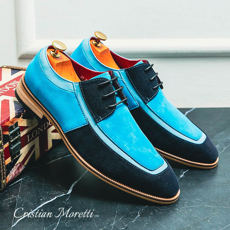 Men's Suede Leather Dress Shoes - Maverick Style