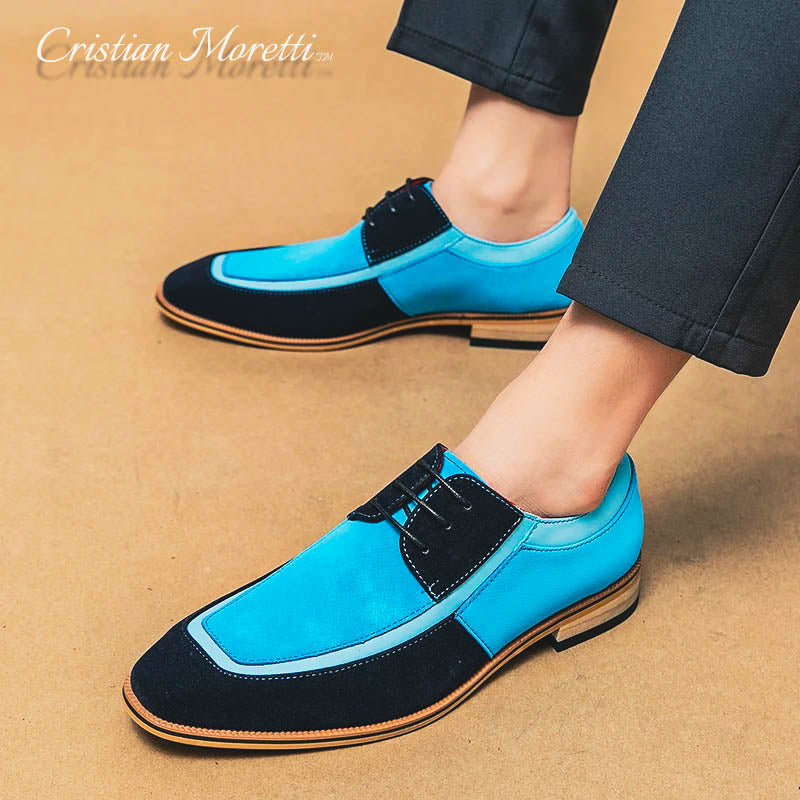 Men's Suede Leather Dress Shoes - Maverick Style