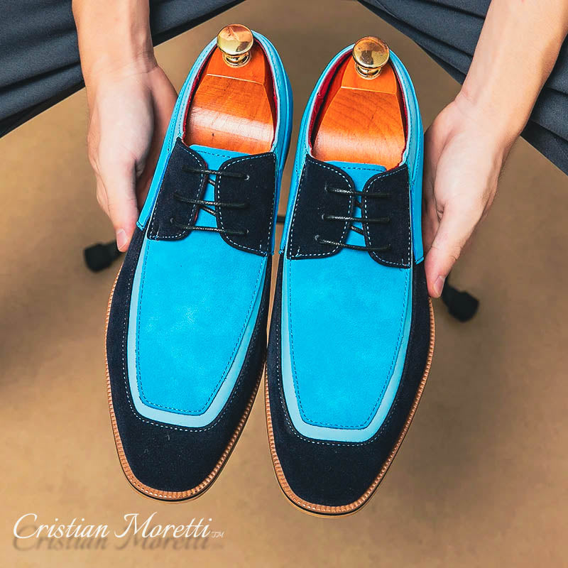 Men's Suede Leather Dress Shoes - Maverick Style