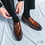 Men's Leather Loafers - Monarch Style
