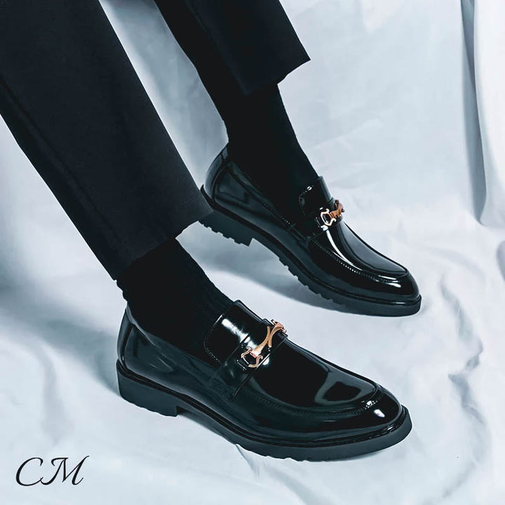 Men's Leather Loafers - Monarch Style-MODAUTLET