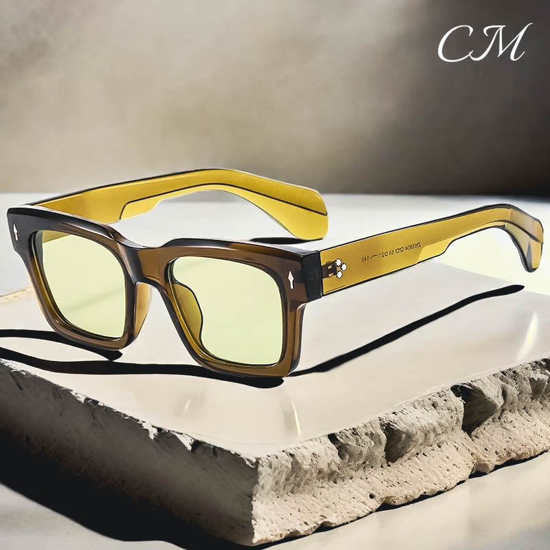 MetroGaze Square Sunglasses – UV400 Bold Square Frames