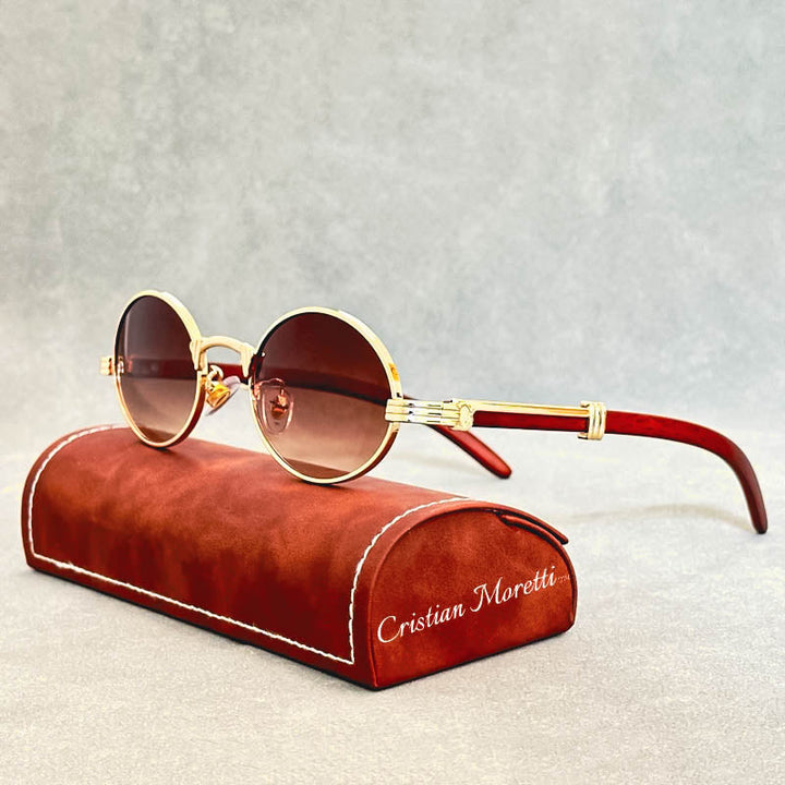 "Casanova" Premium Oval Sunglasses – UV400 Vintage Unisex Eyewear-MODAUTLET