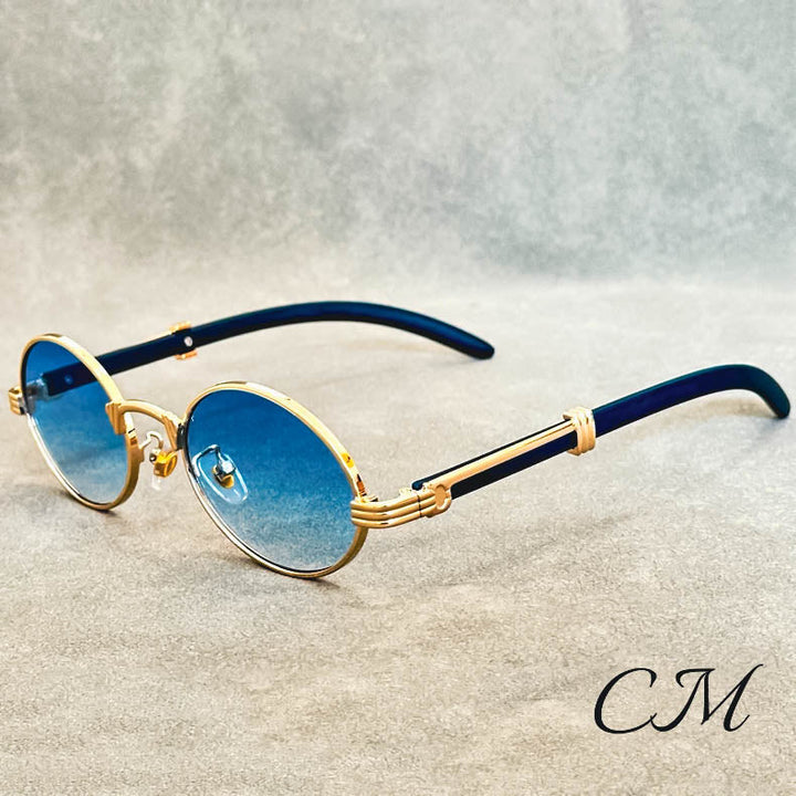 "Casanova" Premium Oval Sunglasses – UV400 Vintage Unisex Eyewear-MODAUTLET