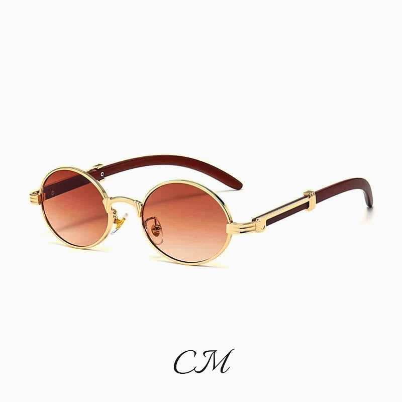 "Casanova" Premium Oval Sunglasses – UV400 Vintage Unisex Eyewear