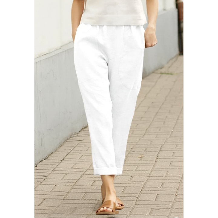 Pantaloni casual comodi da donna con tasche