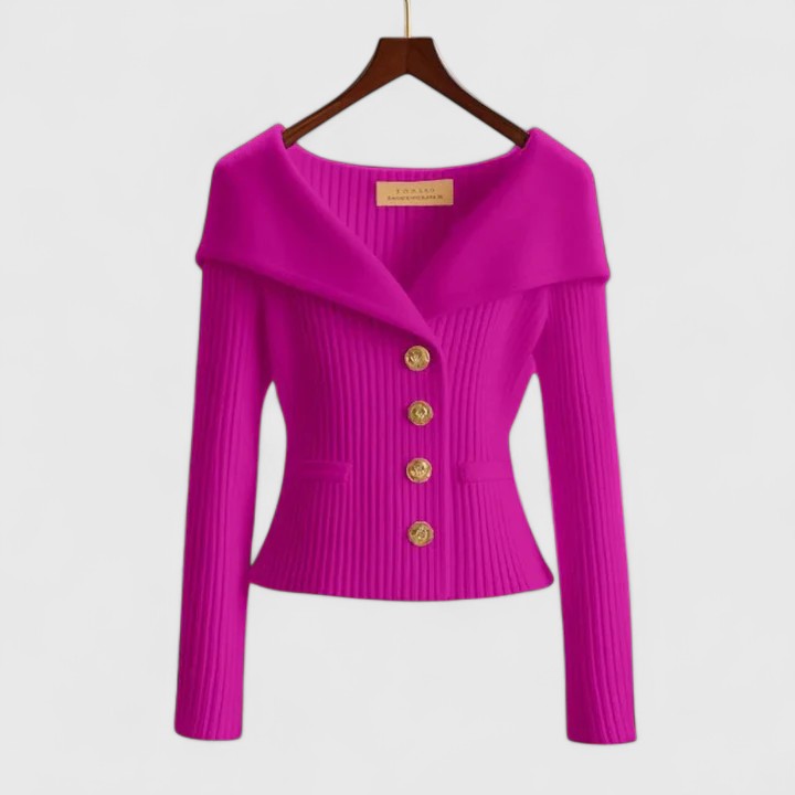 Vibrant Knit Cardigan for Stylish Comfort Pink