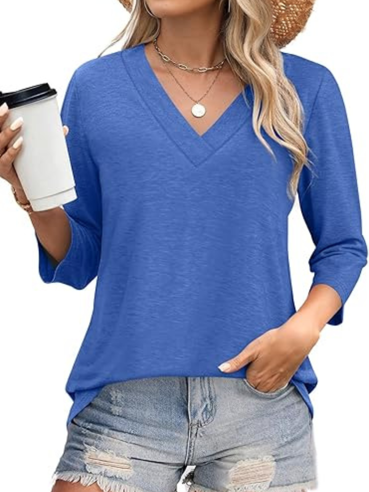 Women's Everyday Classic Shirt Blue