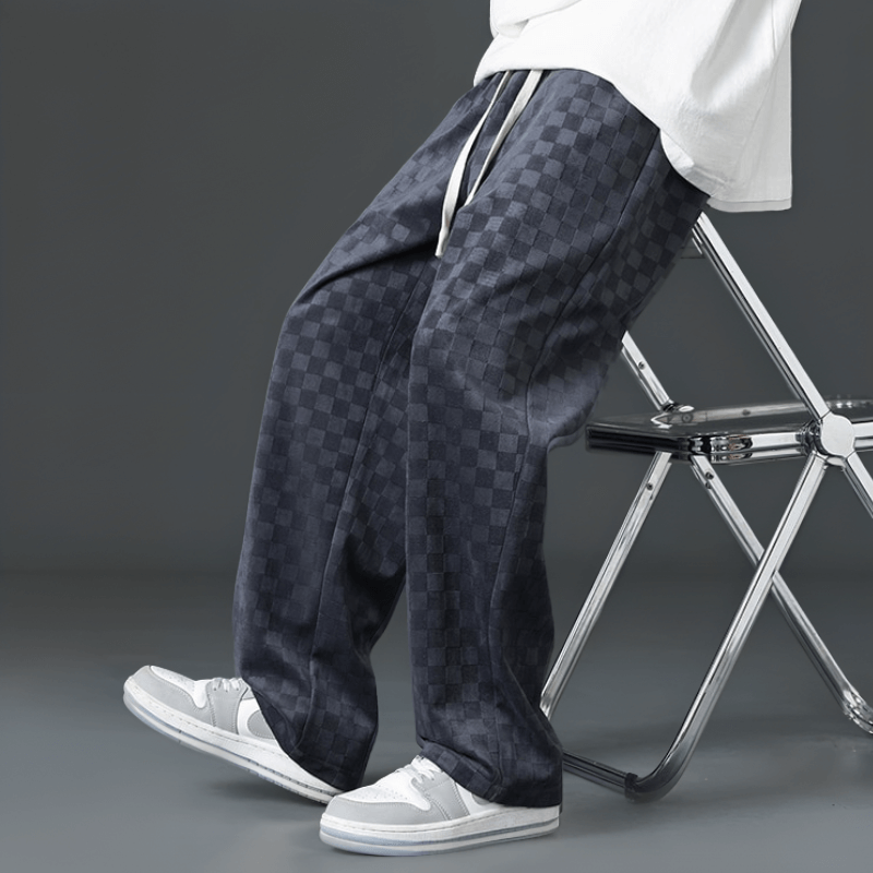 Men's Loose Fit Cozy Corduroy Sweatpants for Comfortable Loungewear-MODAUTLET