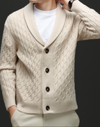 Men's Cable Knit Cardigan