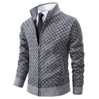 Elegant Men's Tailored Blazer Grey