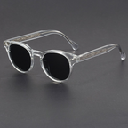 Stylish Morion-Inspired Sunglasses for Ultimate UV Protection Clear