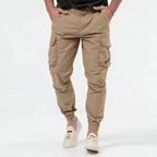 Urban Pulse Cargo Joggers - Stylish and Functional Beige