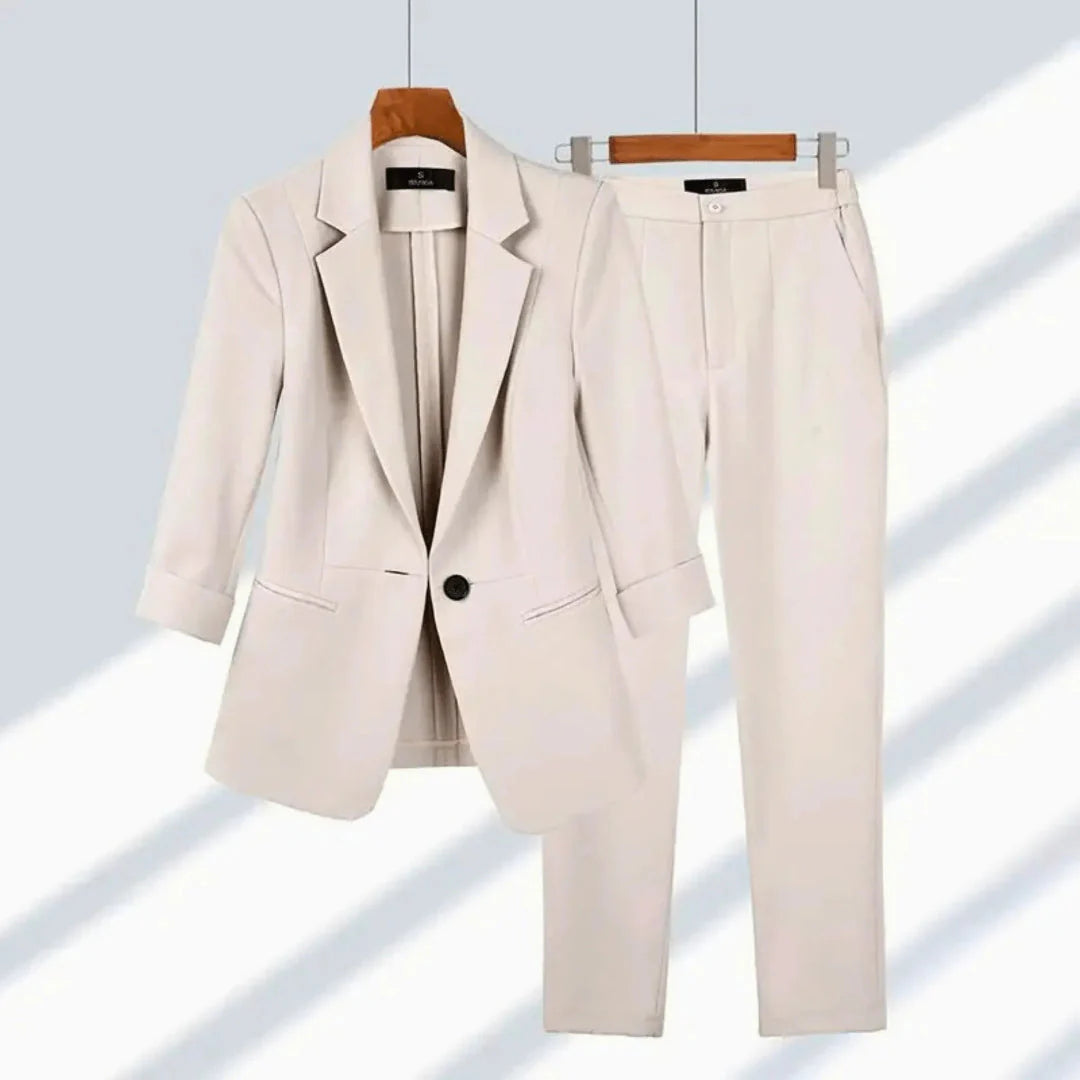 Valencia Classic Tailored Suit Set-MODAUTLET