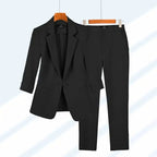 Valencia Classic Tailored Suit Set Black