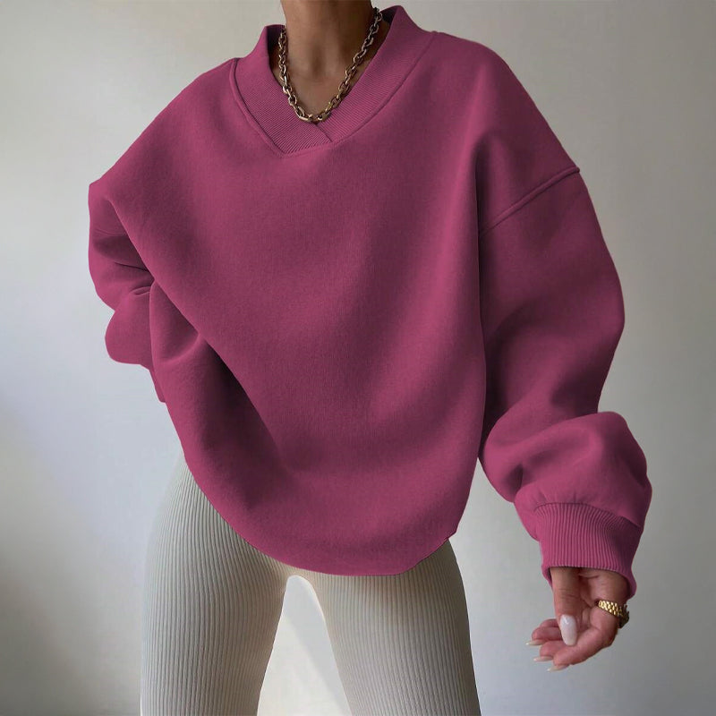 Women's Cozy Oversized Sweater Pink