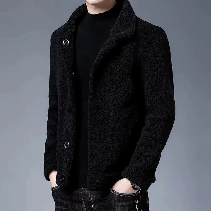 Vegan Fur Jacket for Eco-Friendly Style Black