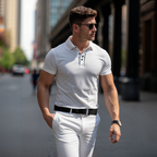 Men's Wrinkle-Free Polo T-Shirt