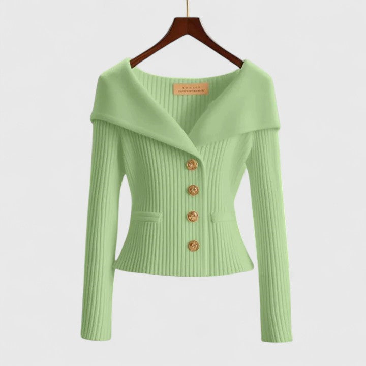 Vibrant Knit Cardigan for Stylish Comfort Blue
