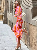 Elegant & Comfortable Women's Vibrant Summer Dress