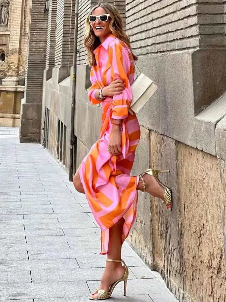 Elegant & Comfortable Women's Vibrant Summer Dress