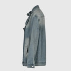 Asymmetrical Denim Jacket for a Trendy Look