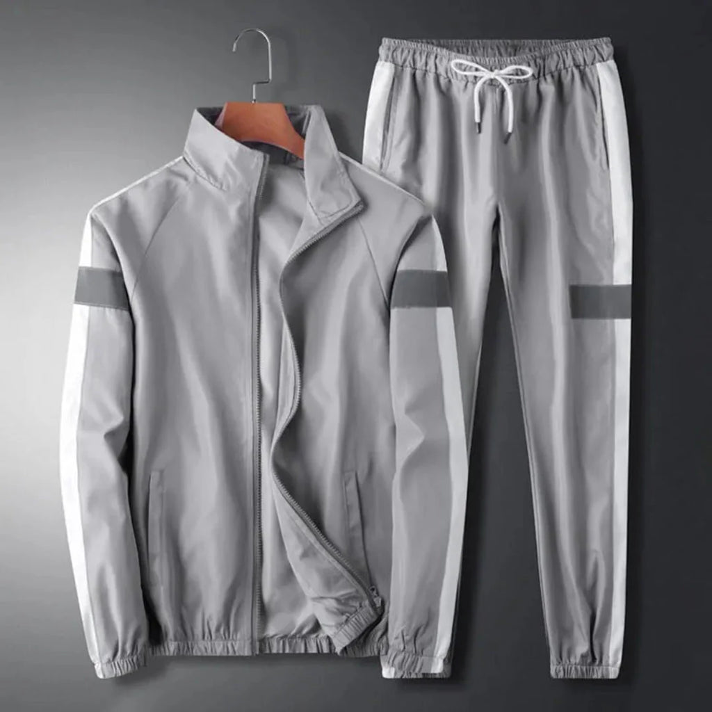 Reflective Casual Sport Set for Active Lifestyle Gray