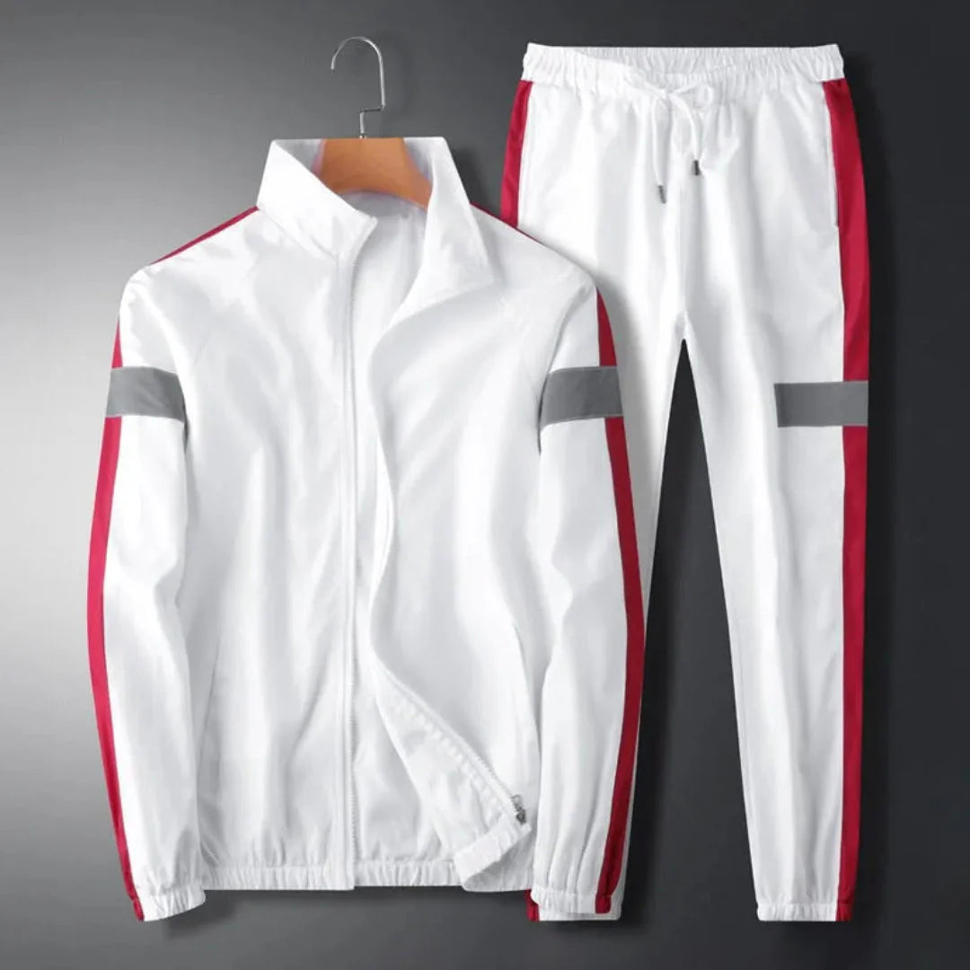 Reflective Casual Sport Set for Active Lifestyle White