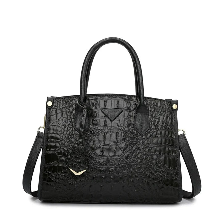 Vintage Crocodile Leather Shoulder Bag For Women Premium-MODAUTLET