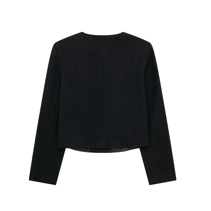 Vintage Cropped Jacket - Retro Style