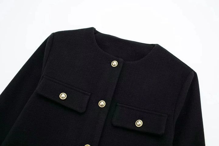 Vintage Cropped Jacket - Retro Style